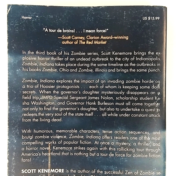 Zombie Indiana by Scott Kenemore, Softcover, 2014 - Picture 3 of 9